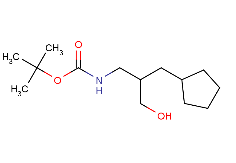 tert-butyl N-[2-(cyclopentylmethyl)-3-hydroxypropyl]carbamate