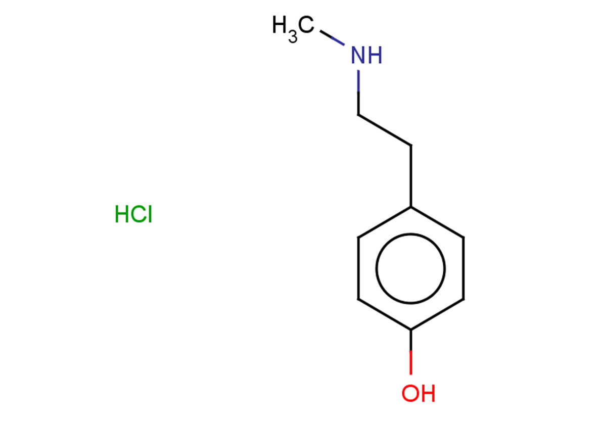 4-[2-(methylamino)ethyl]phenol hydrochloride