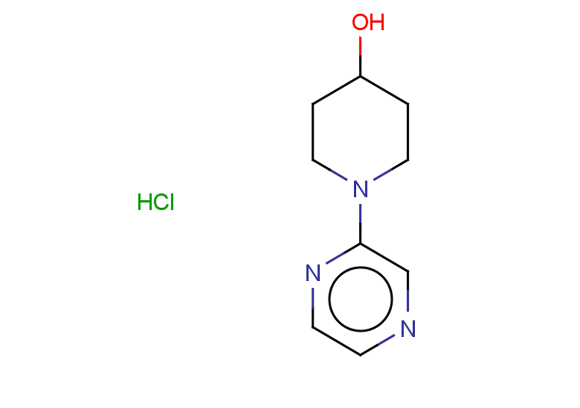 1-(pyrazin-2-yl)piperidin-4-ol hydrochloride