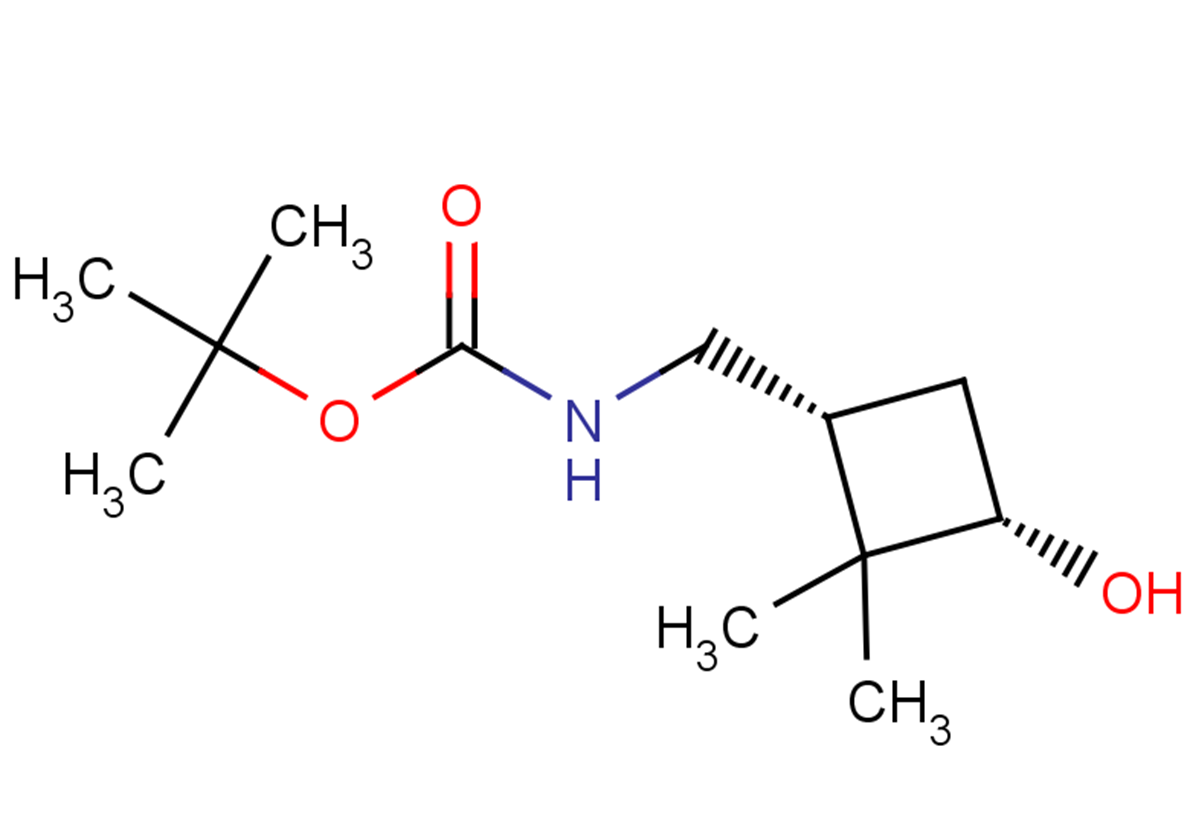 rac-tert-butyl N-{[(1R,3S)-3-hydroxy-2,2-dimethylcyclobutyl]methyl}carbamate, cis