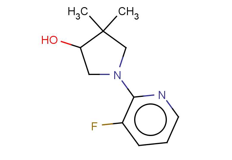 1-(3-fluoropyridin-2-yl)-4,4-dimethylpyrrolidin-3-ol