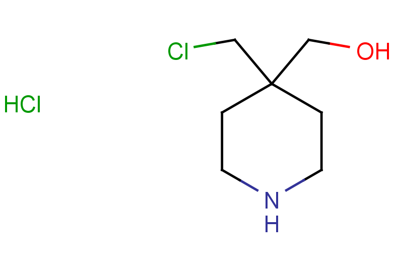 [4-(chloromethyl)piperidin-4-yl]methanol hydrochloride