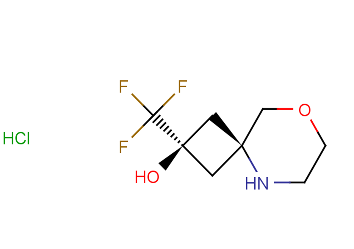 rac-(2s,4s)-2-(trifluoromethyl)-8-oxa-5-azaspiro[3.5]nonan-2-ol hydrochloride, trans