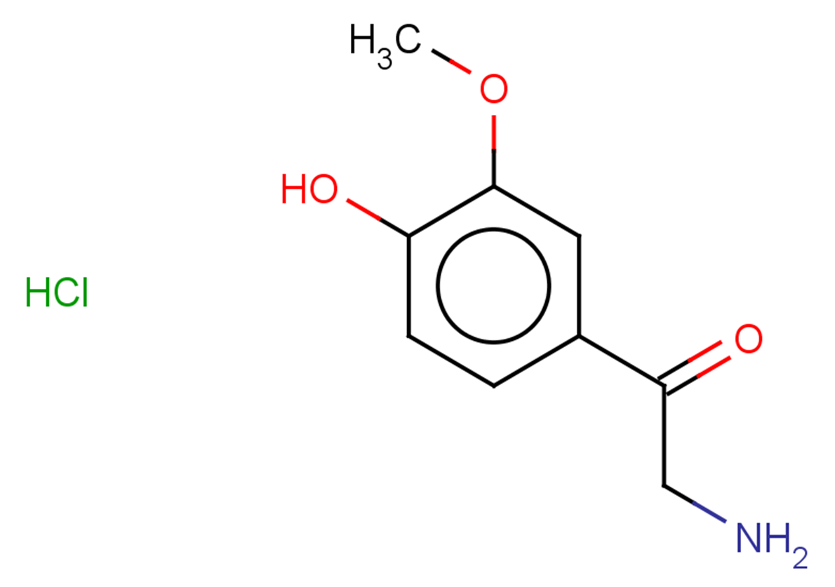 2-amino-1-(4-hydroxy-3-methoxyphenyl)ethan-1-one hydrochloride