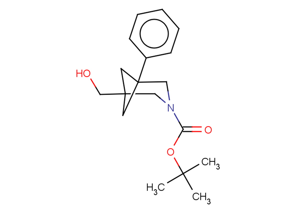 tert-butyl 1-(hydroxymethyl)-5-phenyl-3-azabicyclo[3.1.1]heptane-3-carboxylate