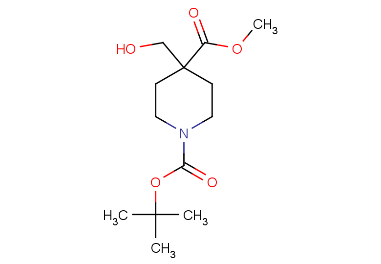 1-tert-butyl 4-methyl 4-(hydroxymethyl)piperidine-1,4-dicarboxylate
