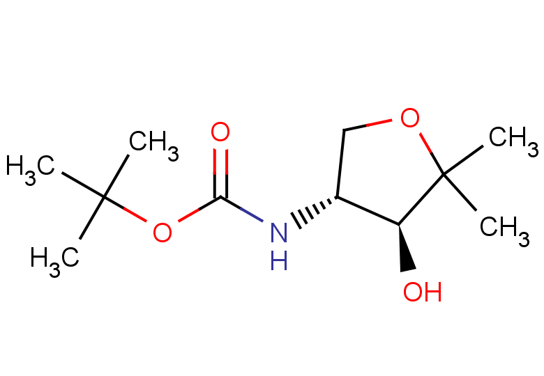 rac-tert-butyl N-[(3R,4S)-4-hydroxy-5,5-dimethyloxolan-3-yl]carbamate, trans