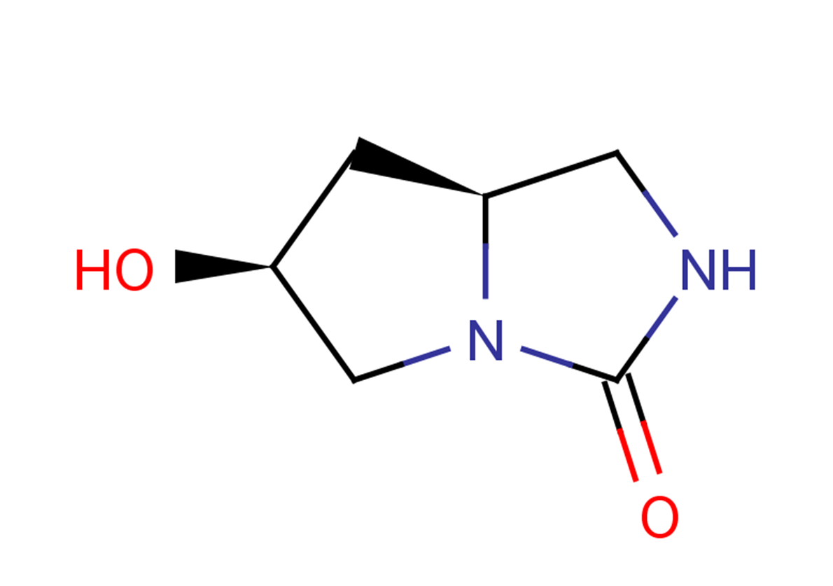 (6S,7aS)-6-hydroxy-hexahydro-1H-pyrrolo[1,2-c]imidazol-3-one