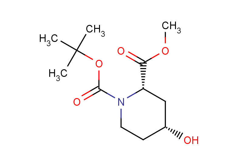 rac-1-tert-butyl 2-methyl (2R,4S)-4-hydroxypiperidine-1,2-dicarboxylate, cis