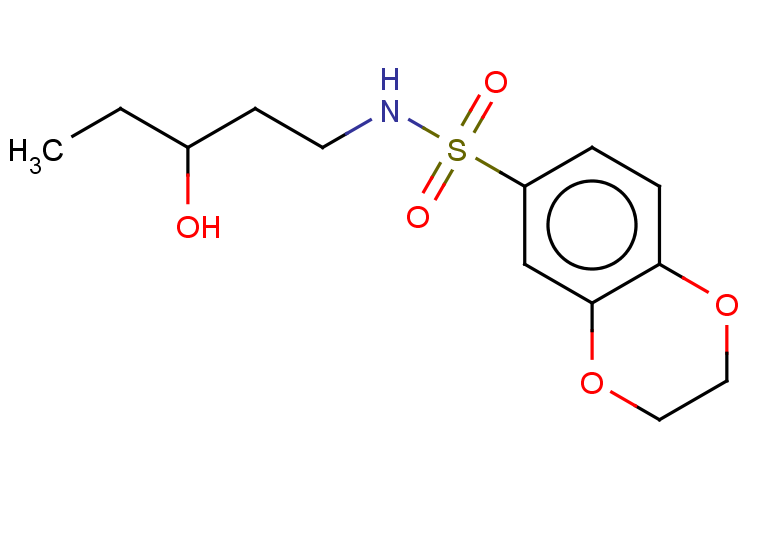 N-(3-hydroxypentyl)-2,3-dihydro-1,4-benzodioxine-6-sulfonamide
