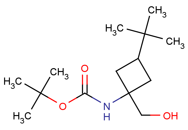tert-butyl N-[3-tert-butyl-1-(hydroxymethyl)cyclobutyl]carbamate