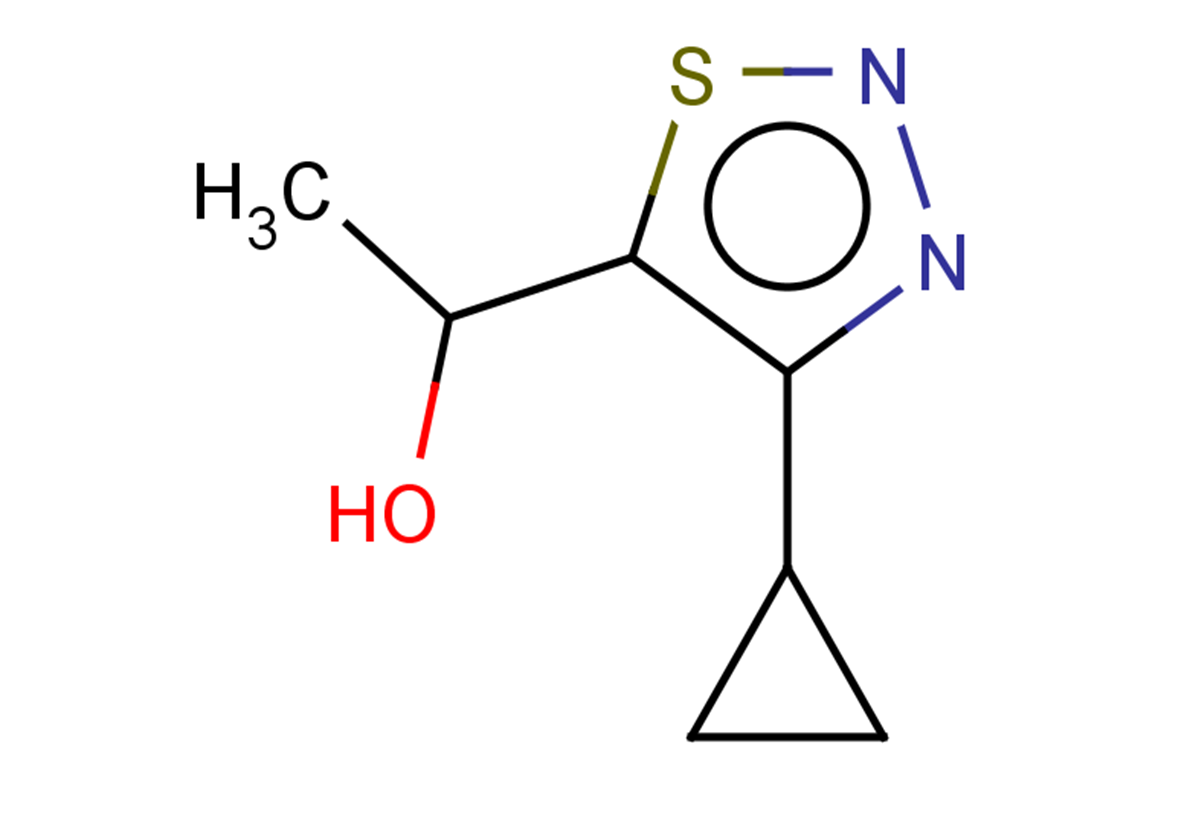 1-(4-cyclopropyl-1,2,3-thiadiazol-5-yl)ethan-1-ol