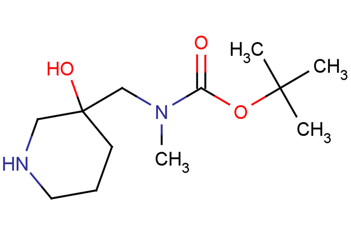 tert-butyl N-[(3-hydroxypiperidin-3-yl)methyl]-N-methylcarbamate