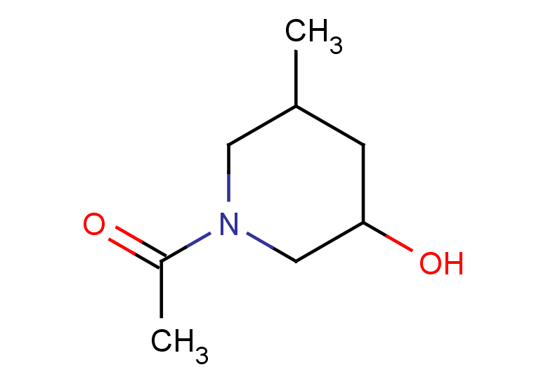 1-(3-hydroxy-5-methylpiperidin-1-yl)ethan-1-one
