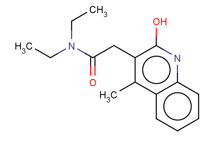 N,N-diethyl-2-(2-hydroxy-4-methylquinolin-3-yl)acetamide