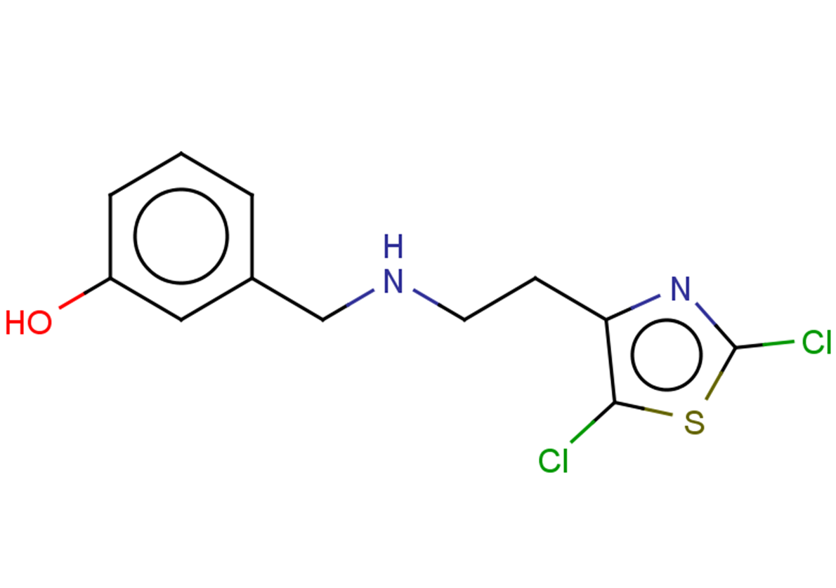 3-({[2-(2,5-dichloro-1,3-thiazol-4-yl)ethyl]amino}methyl)phenol
