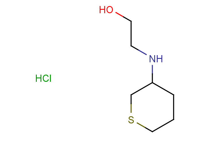 2-[(thian-3-yl)amino]ethan-1-ol hydrochloride