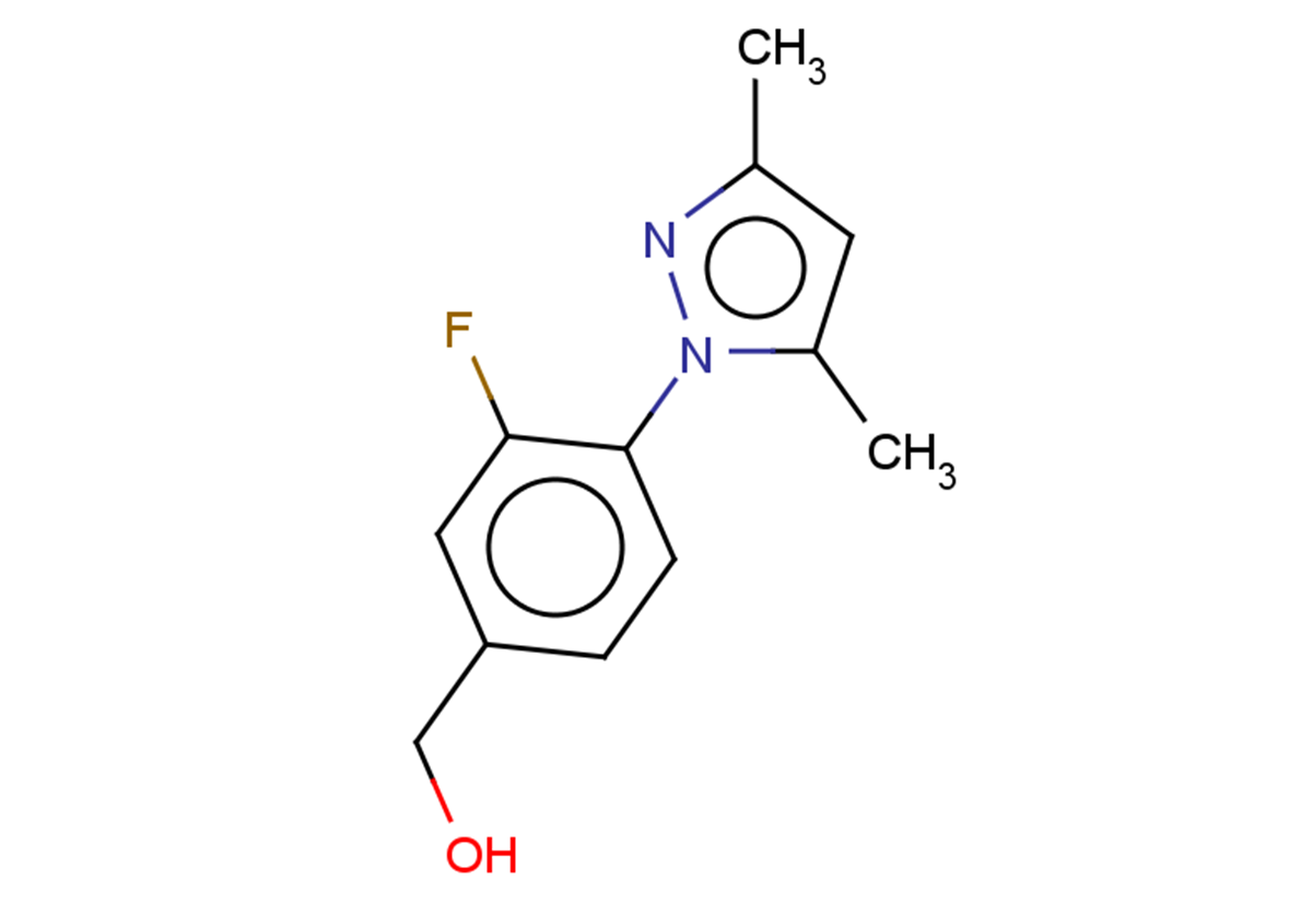 [4-(3,5-dimethyl-1H-pyrazol-1-yl)-3-fluorophenyl]methanol