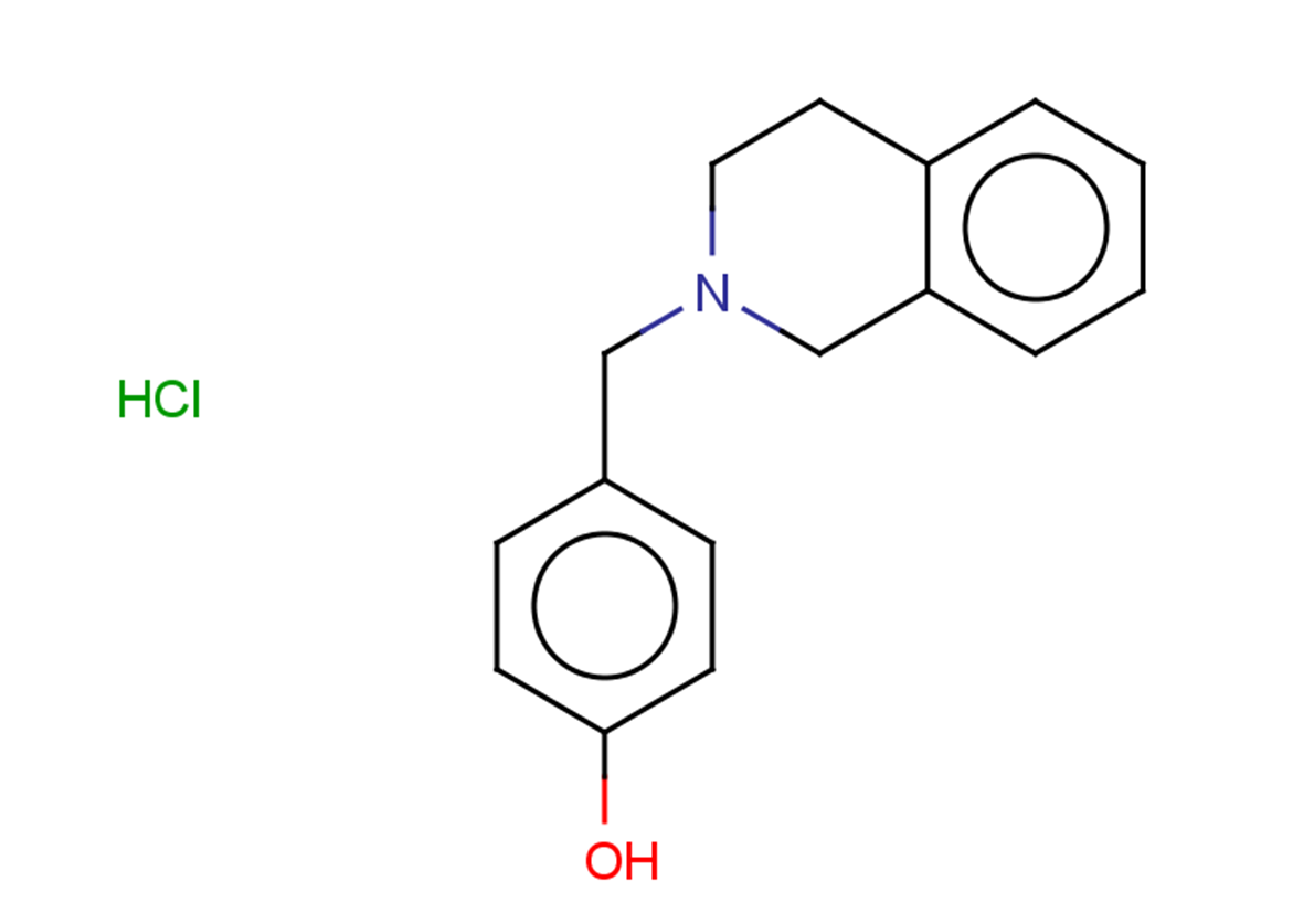 4-[(1,2,3,4-tetrahydroisoquinolin-2-yl)methyl]phenol hydrochloride