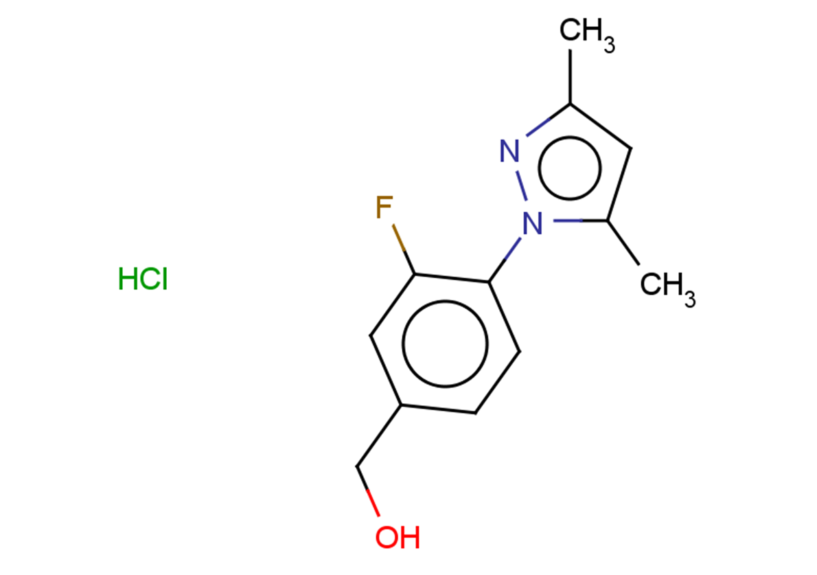 [4-(3,5-dimethyl-1H-pyrazol-1-yl)-3-fluorophenyl]methanol hydrochloride