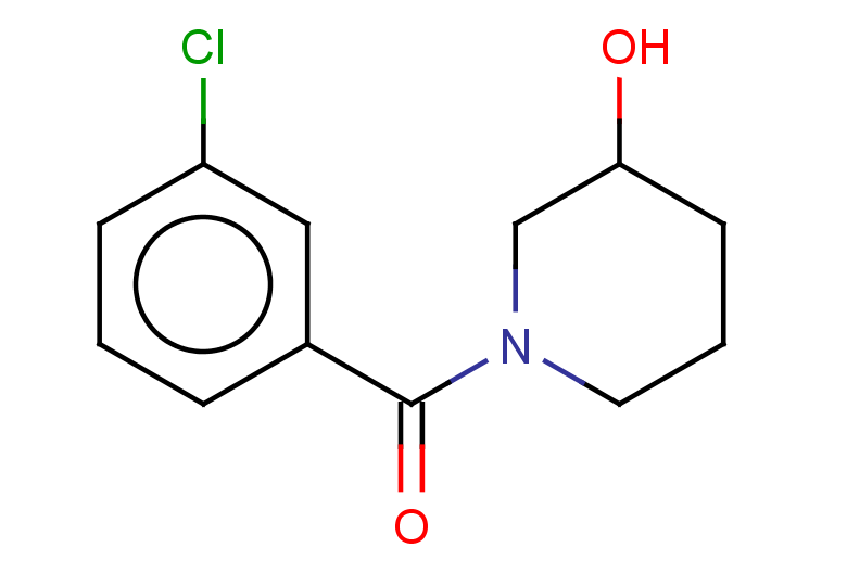 1-(3-chlorobenzoyl)piperidin-3-ol