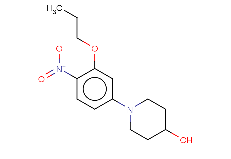 1-(4-nitro-3-propoxyphenyl)piperidin-4-ol