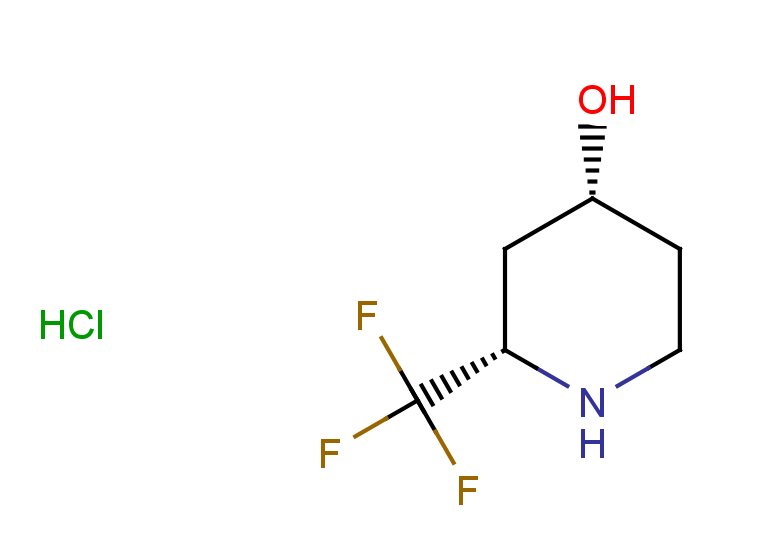 rac-(2R,4S)-2-(trifluoromethyl)piperidin-4-ol hydrochloride, cis