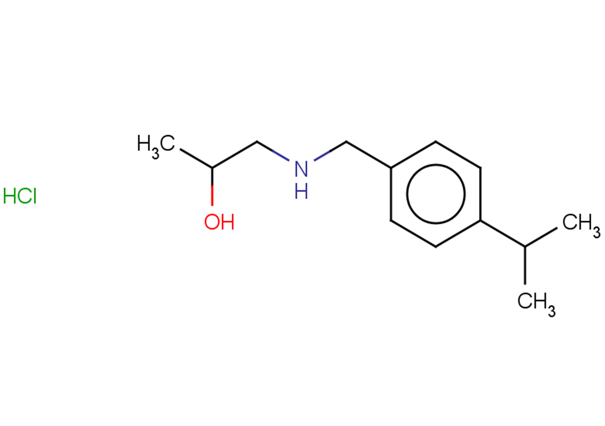 1-({[4-(propan-2-yl)phenyl]methyl}amino)propan-2-ol hydrochloride