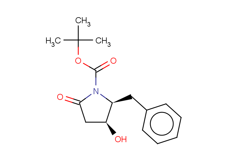 rac-tert-butyl (2R,3R)-2-benzyl-3-hydroxy-5-oxopyrrolidine-1-carboxylate, cis