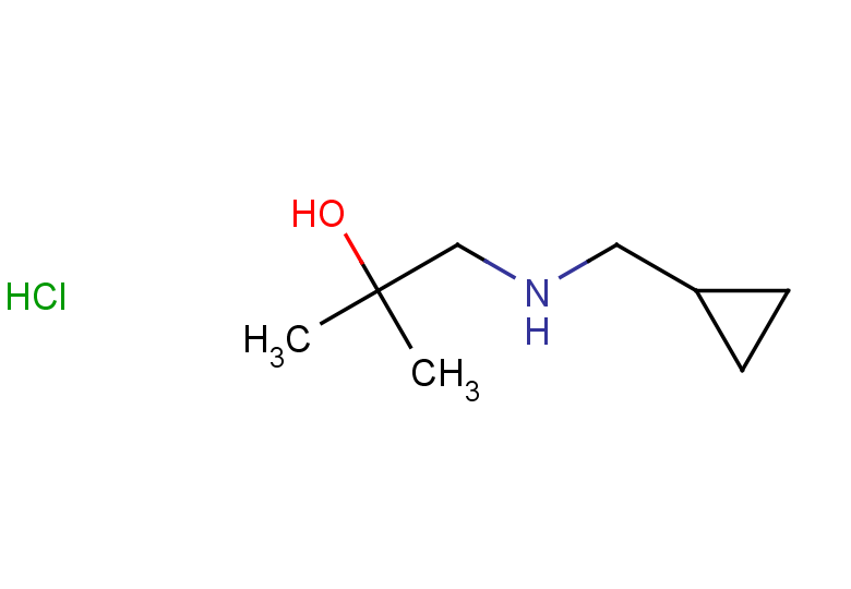 1-[(cyclopropylmethyl)amino]-2-methylpropan-2-ol hydrochloride