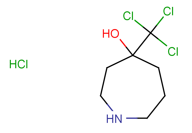 4-(trichloromethyl)azepan-4-ol hydrochloride