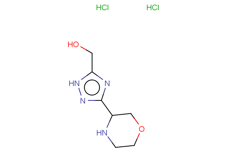 [3-(morpholin-3-yl)-1H-1,2,4-triazol-5-yl]methanol dihydrochloride