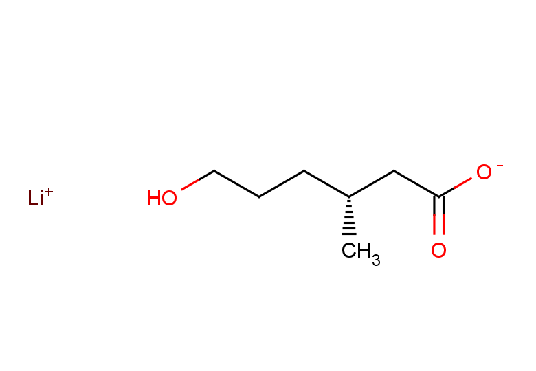 lithium(1+) (3R)-6-hydroxy-3-methylhexanoate
