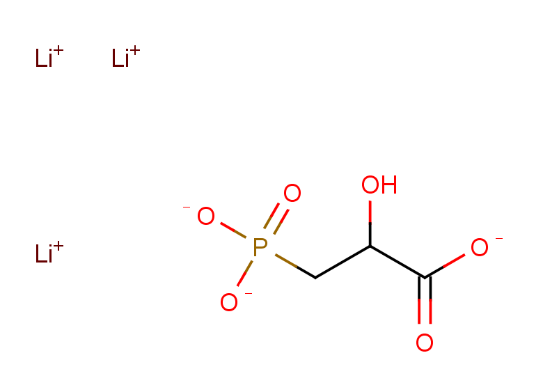 trilithium 2-hydroxy-3-phosphonatopropanoate