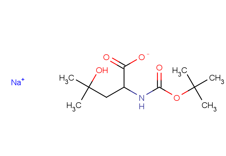 sodium 2-{[(tert-butoxy)carbonyl]amino}-4-hydroxy-4-methylpentanoate