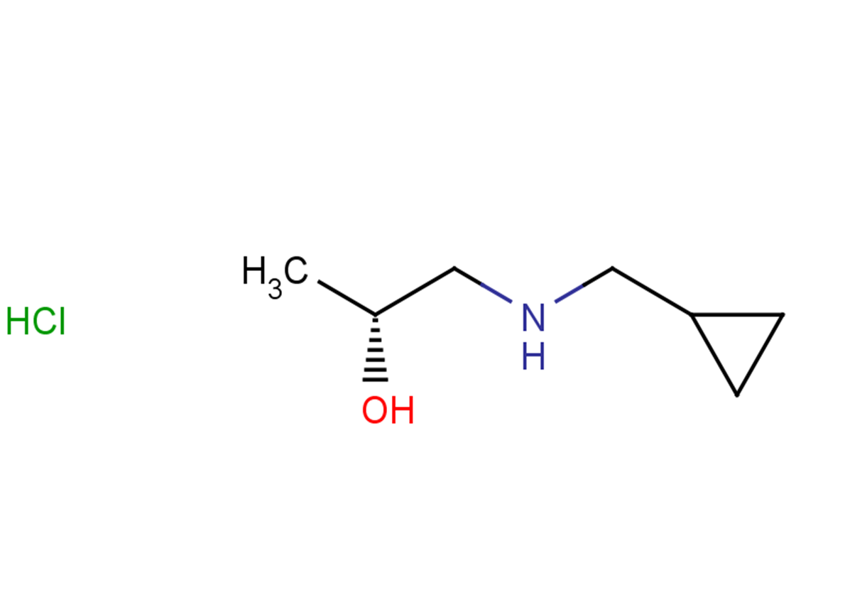 (2R)-1-[(cyclopropylmethyl)amino]propan-2-ol hydrochloride