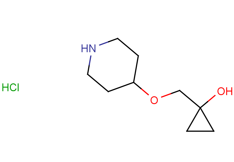 1-[(piperidin-4-yloxy)methyl]cyclopropan-1-ol hydrochloride