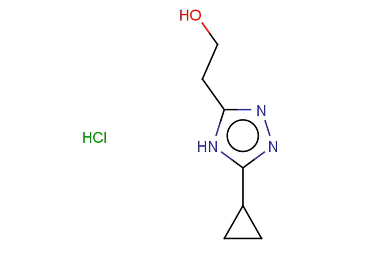 2-(5-cyclopropyl-4H-1,2,4-triazol-3-yl)ethan-1-ol hydrochloride