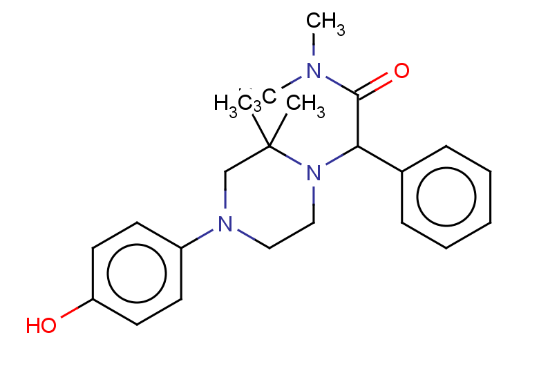 2-[4-(4-hydroxyphenyl)-2,2-dimethylpiperazin-1-yl]-N,N-dimethyl-2-phenylacetamide