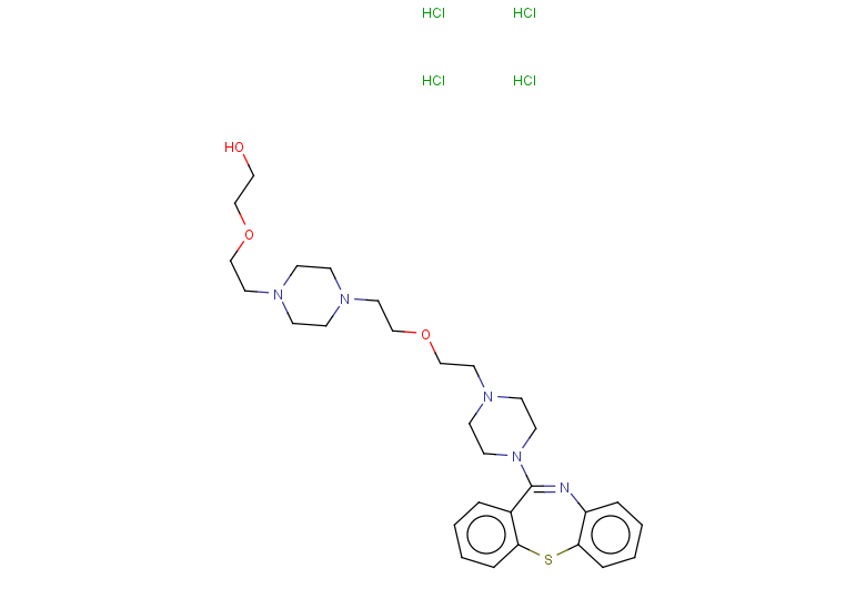 2-[2-(4-{2-[2-(4-{2-thia-9-azatricyclo[9.4.0.0,3,8]pentadeca-1(15),3,5,7,9,11,13-heptaen-10-yl}piperazin-1-yl)ethoxy]ethyl}piperazin-1-yl)ethoxy]ethan-1-ol tetrahydrochloride