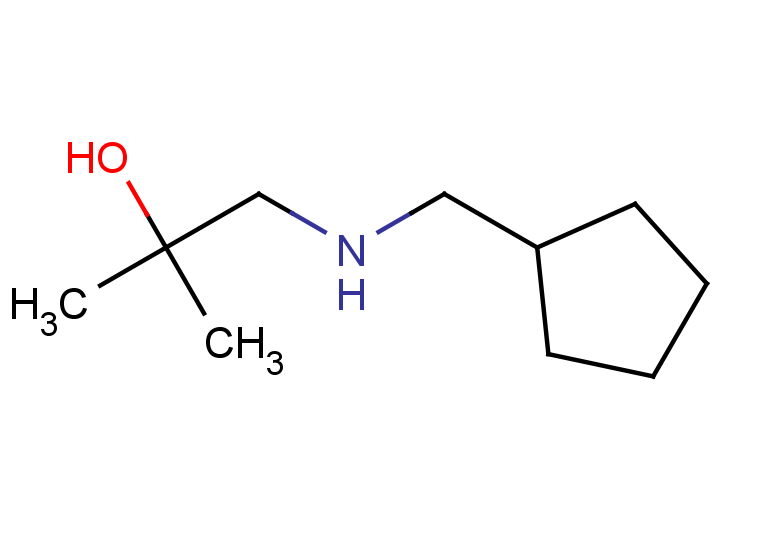 1-[(cyclopentylmethyl)amino]-2-methylpropan-2-ol