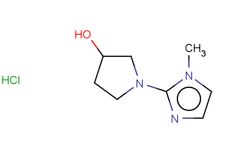 1-(1-methyl-1H-imidazol-2-yl)pyrrolidin-3-ol hydrochloride