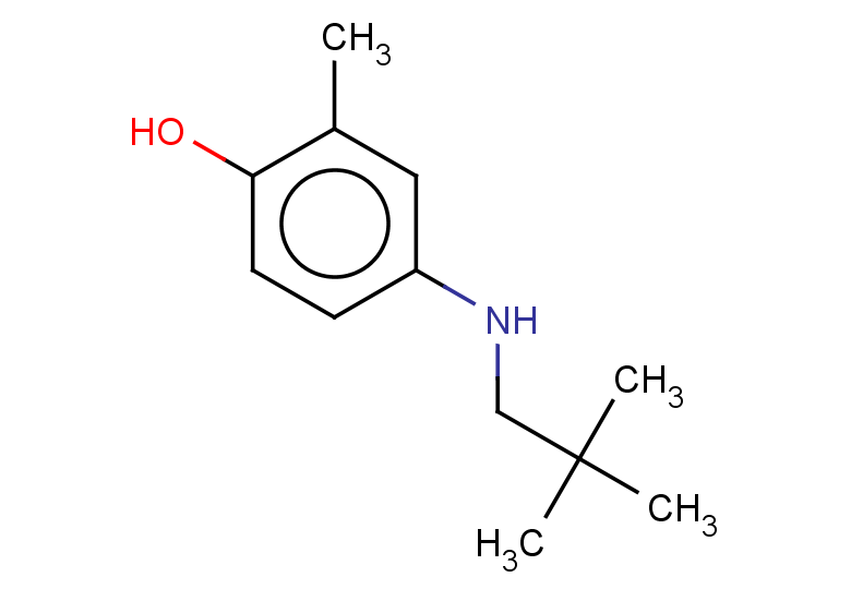 4-[(2,2-dimethylpropyl)amino]-2-methylphenol
