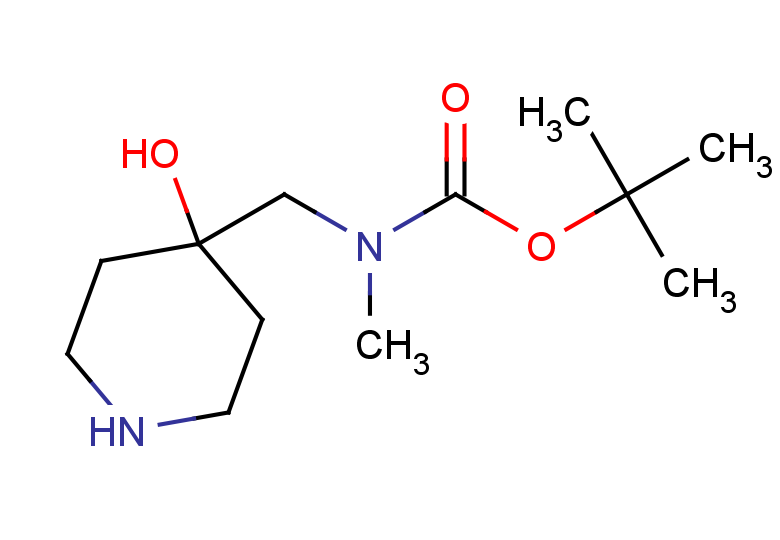 tert-butyl N-[(4-hydroxypiperidin-4-yl)methyl]-N-methylcarbamate