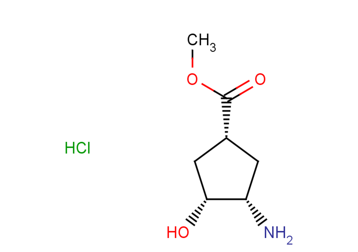 methyl (1R,3S,4R)-3-amino-4-hydroxycyclopentane-1-carboxylate hydrochloride