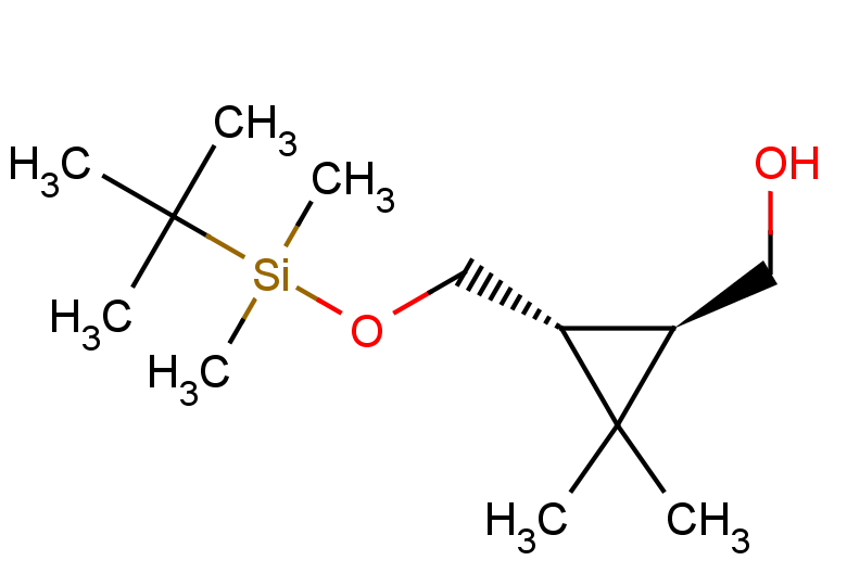 rac-[(1R,3R)-3-{[(tert-butyldimethylsilyl)oxy]methyl}-2,2-dimethylcyclopropyl]methanol, trans