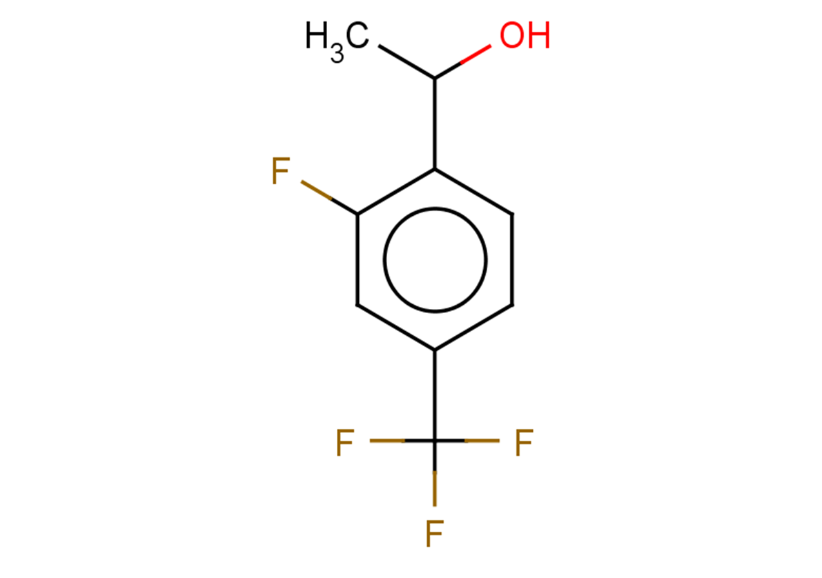 1-[2-fluoro-4-(trifluoromethyl)phenyl]ethan-1-ol