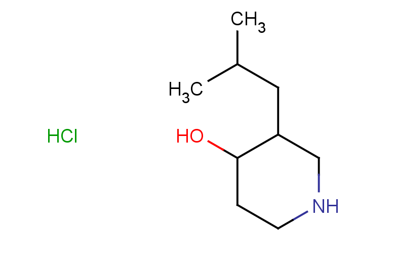3-(2-methylpropyl)piperidin-4-ol hydrochloride, Mixture of diastereomers