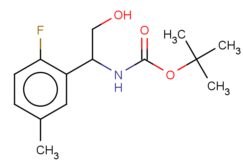 tert-butyl N-[1-(2-fluoro-5-methylphenyl)-2-hydroxyethyl]carbamate