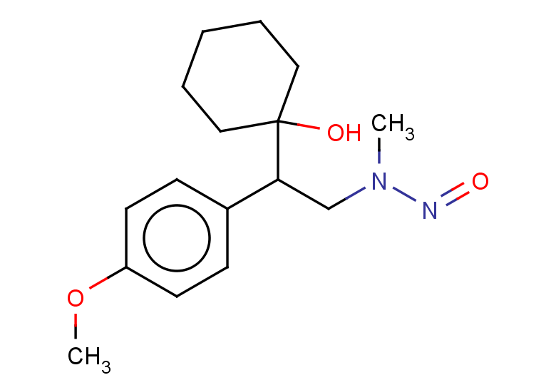 1-[1-(4-methoxyphenyl)-2-[methyl(nitroso)amino]ethyl]cyclohexan-1-ol